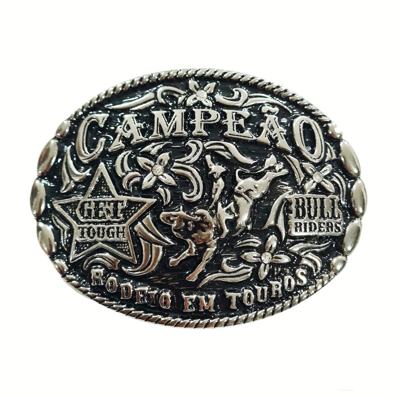 Fivela Country Unissex Country Campeão em Zamac | Único — Country Autêntica