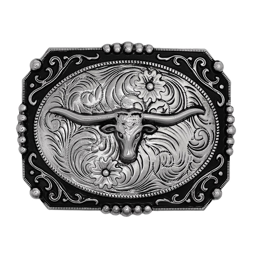 Fivela Feminina Country Metal Dourado em Zamac | Compatível 4,0 cm — Edição Rodeio