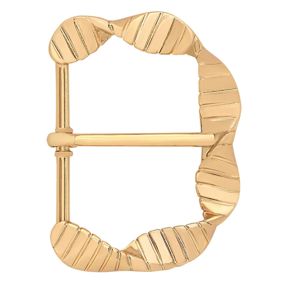 Fivela Feminina Personalizável Metal Dourado em Zamac | Compatível 4,0 cm — Edição Modular