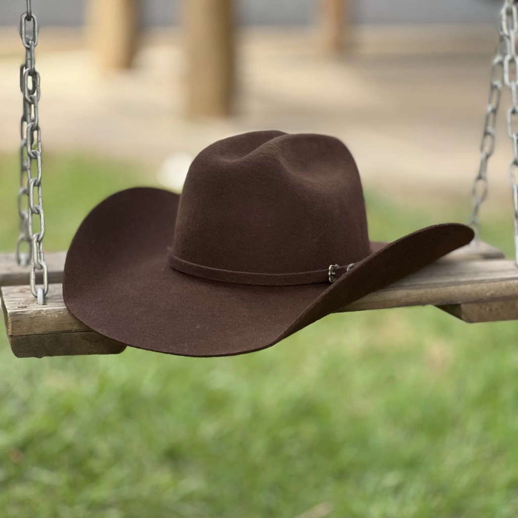 Chapéu Country Masculino Cury Marrom | Aba Larga — Cury Americano Marrom — Edição Autoral