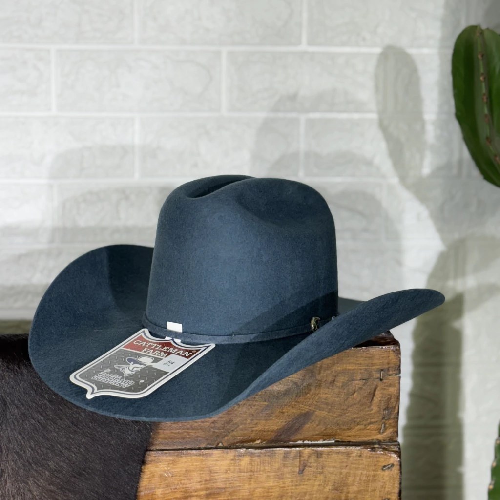 Chapéu Country Masculino Eldorado Grafite | Aba Larga — Eldorado Lã Grafite Nashville — Edição Autoral