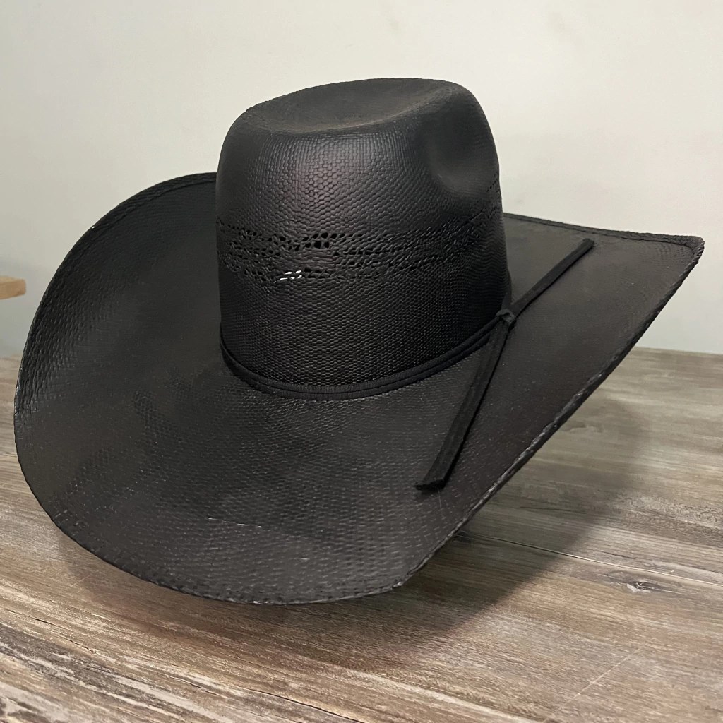 Chapéu Country Masculino Country Natural | Aba Larga — LONE STAR BMW BLACK — Edição Autoral