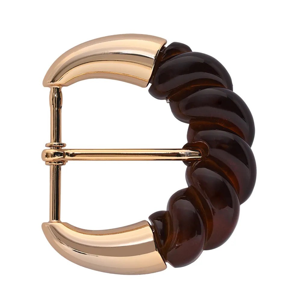 Fivela Feminina Elegance Ouro Velho em Zamac | Compatível 4,0 cm — Edição Signature