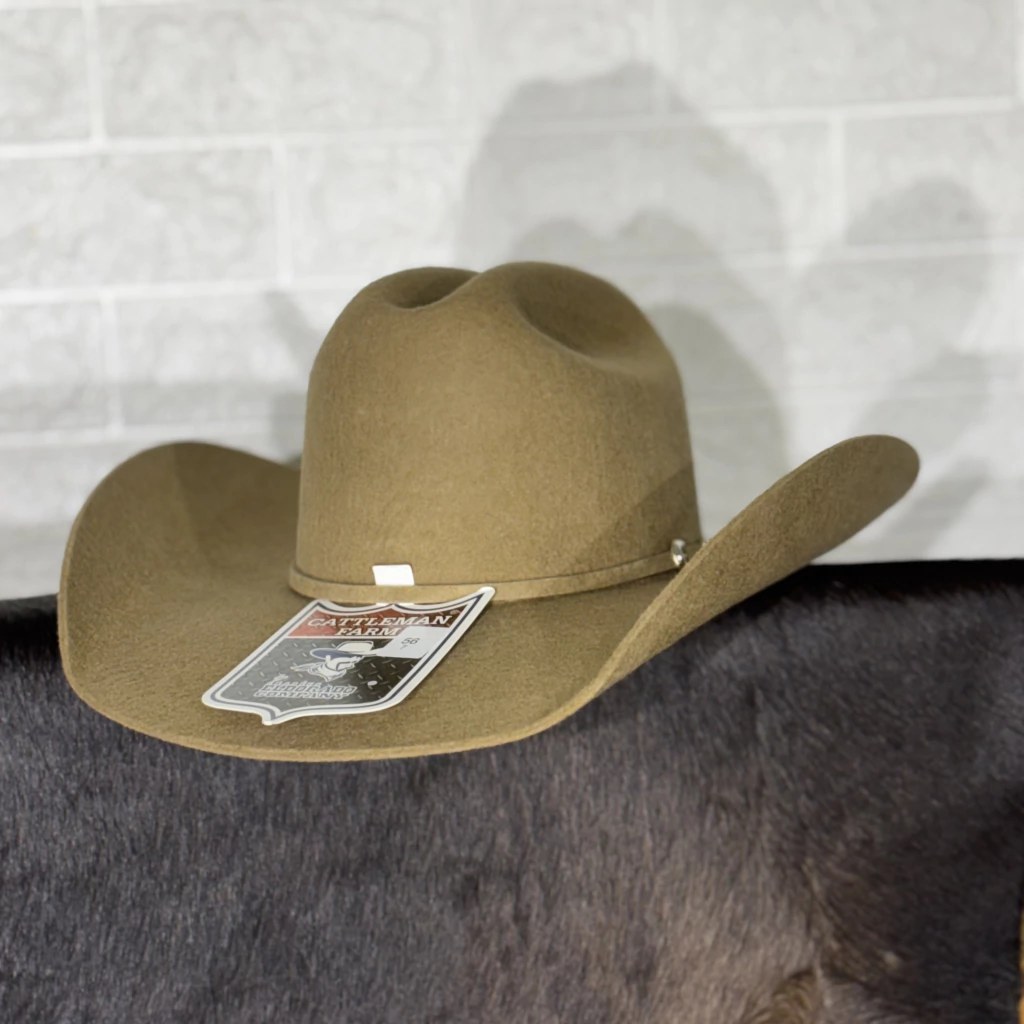 Chapéu Country Masculino Eldorado Natural | Aba Larga — Eldorado Lã Camel Nashville — Edição Autoral